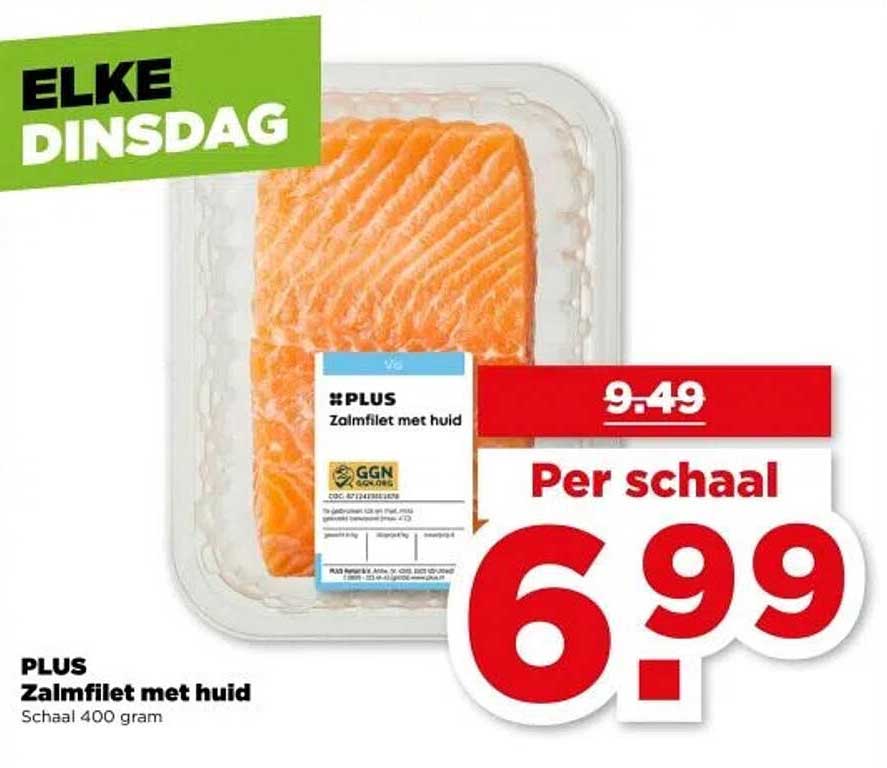 PLUS Zalmfilet met huid
