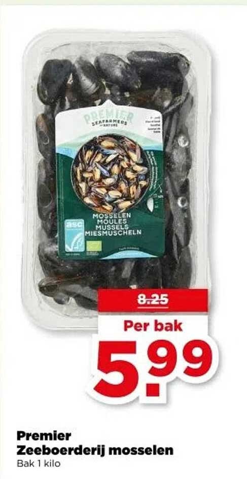 Premier Zeeboerderij mosselen