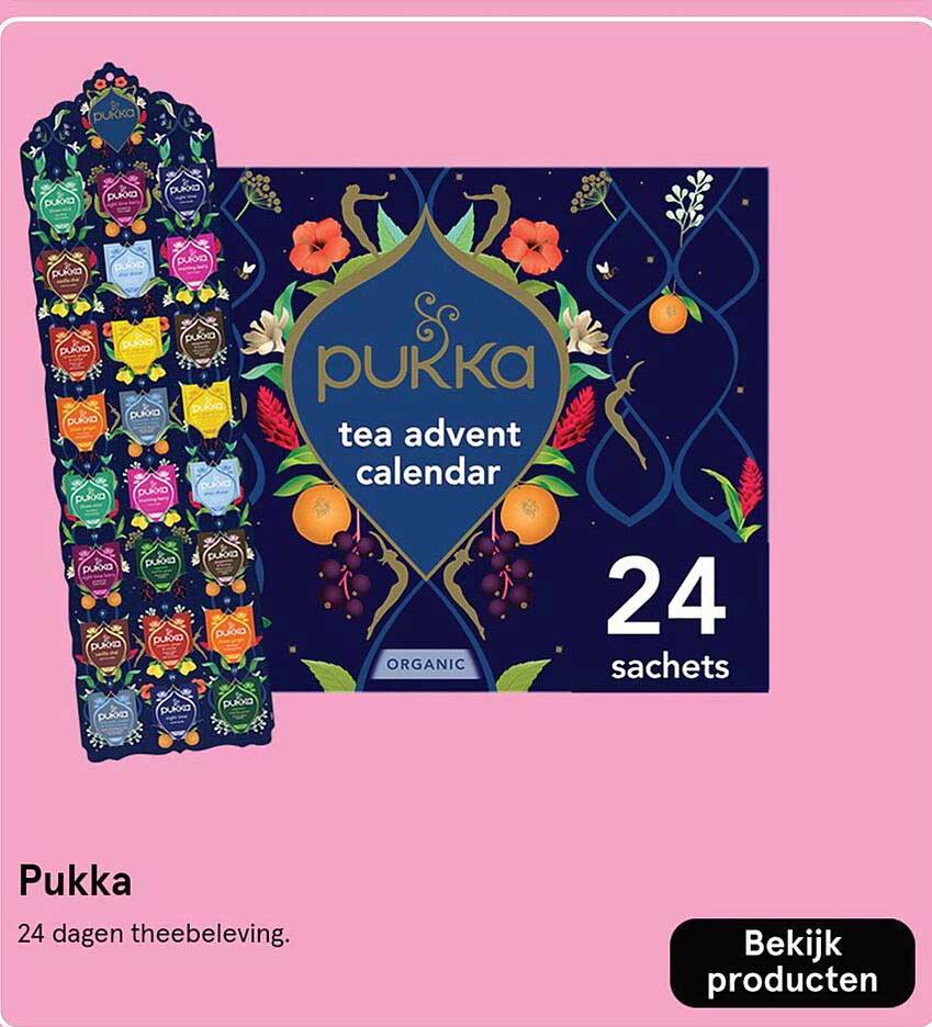 Pukka tea advent calendar