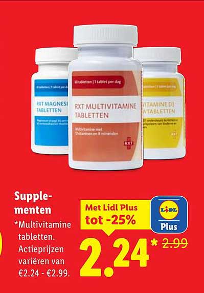 RXT Multivitamine Tablets