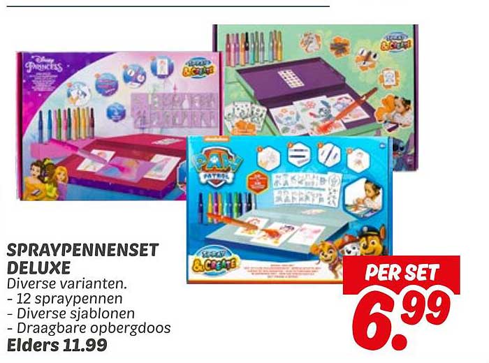 SPRAYPENNENSET DELUXE