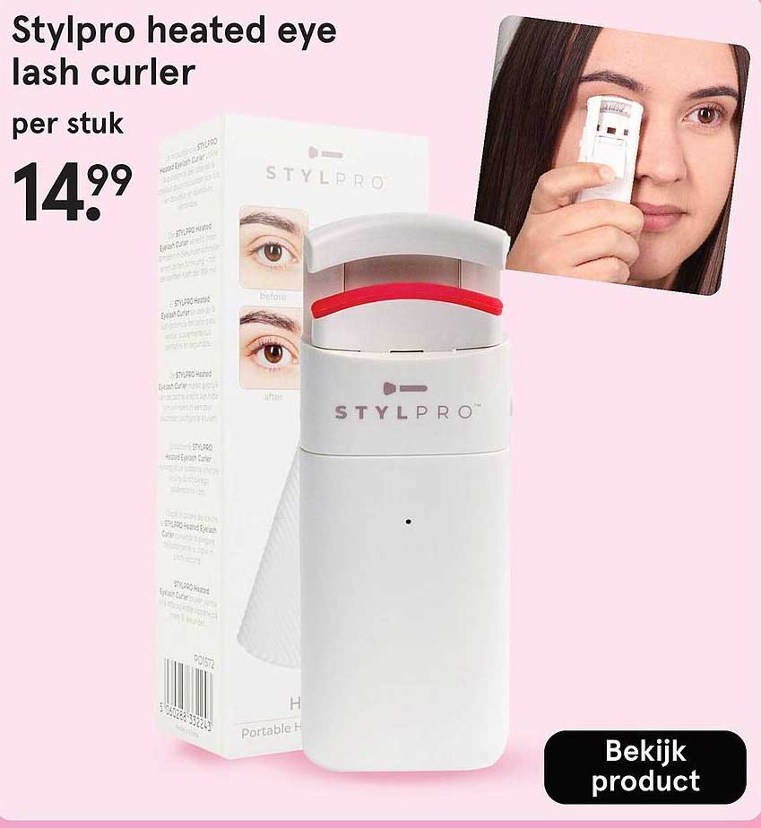 Stylpro heated eye lash curler