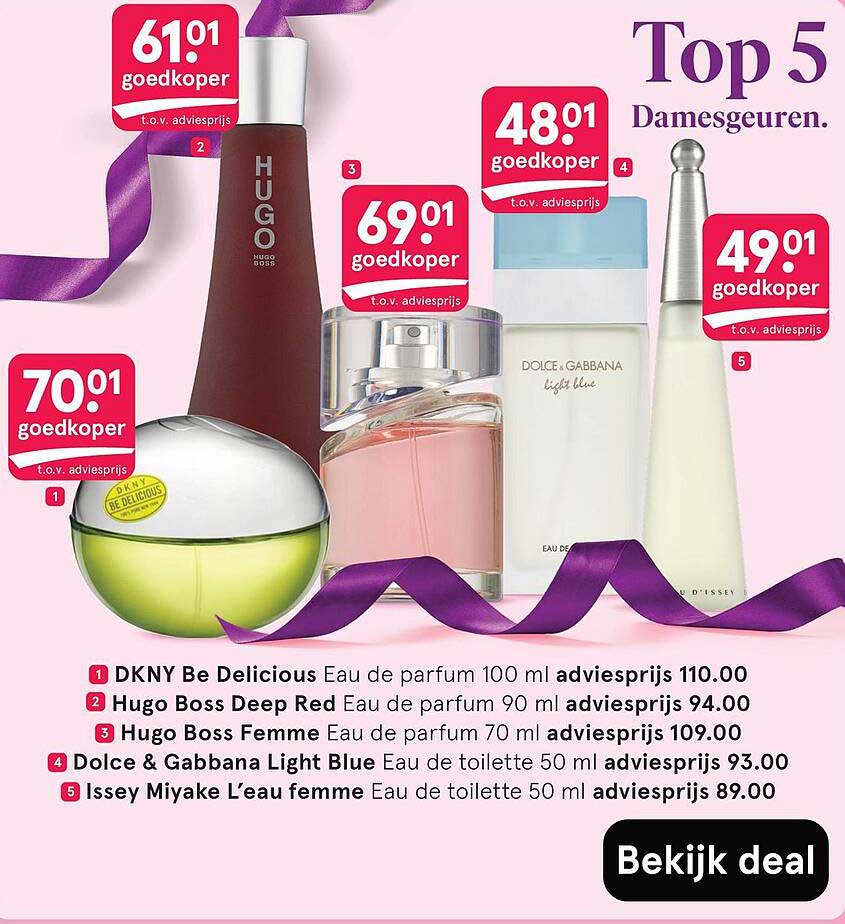 Top 5 Damesgeuren.