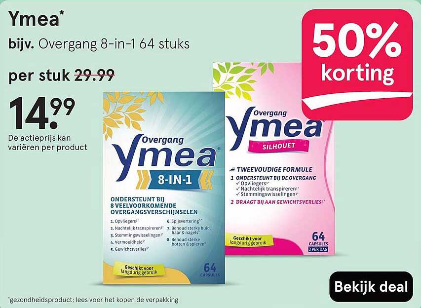 Ymea* bijv. Overgang 8-in-1 64 stuks