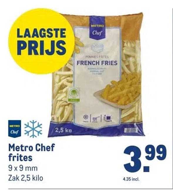 Metro Chef frites