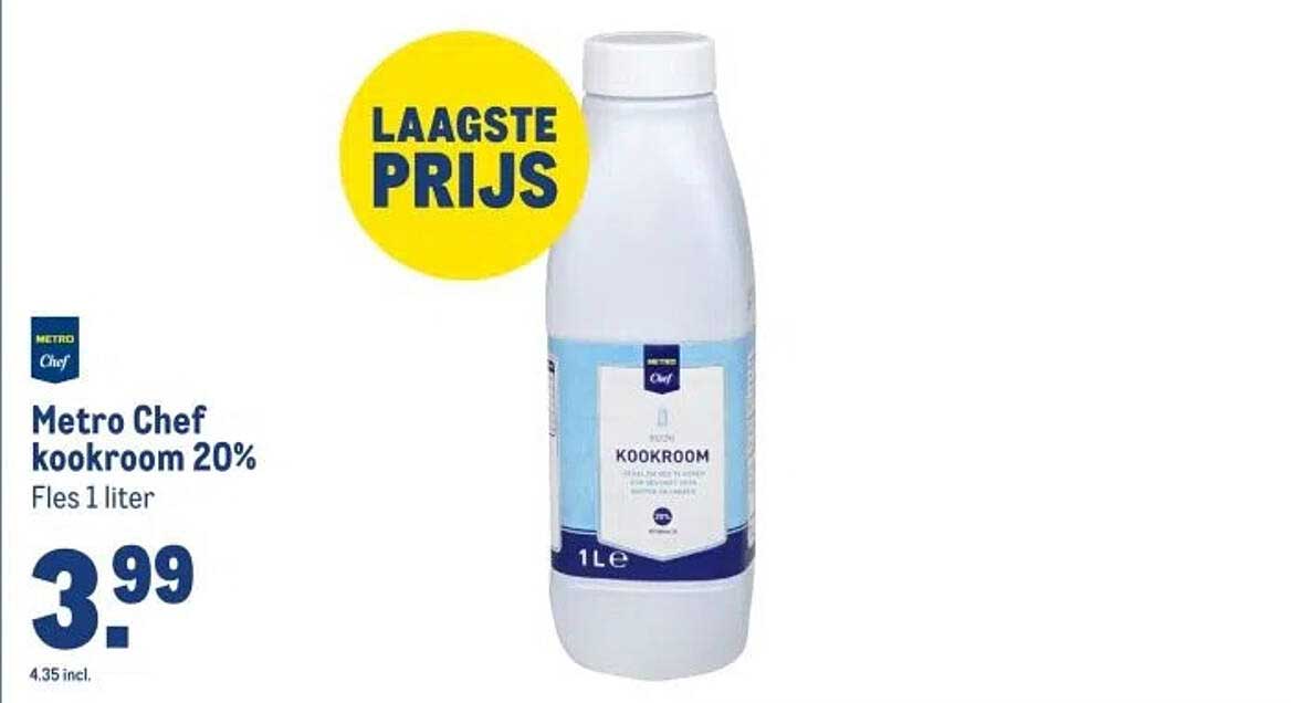Metro Chef kookroom 20%