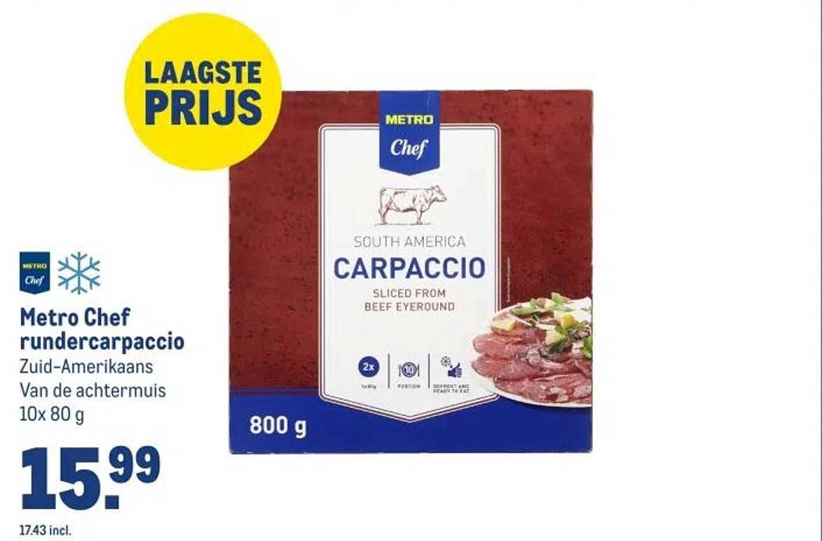 Metro Chef rundercarpaccio