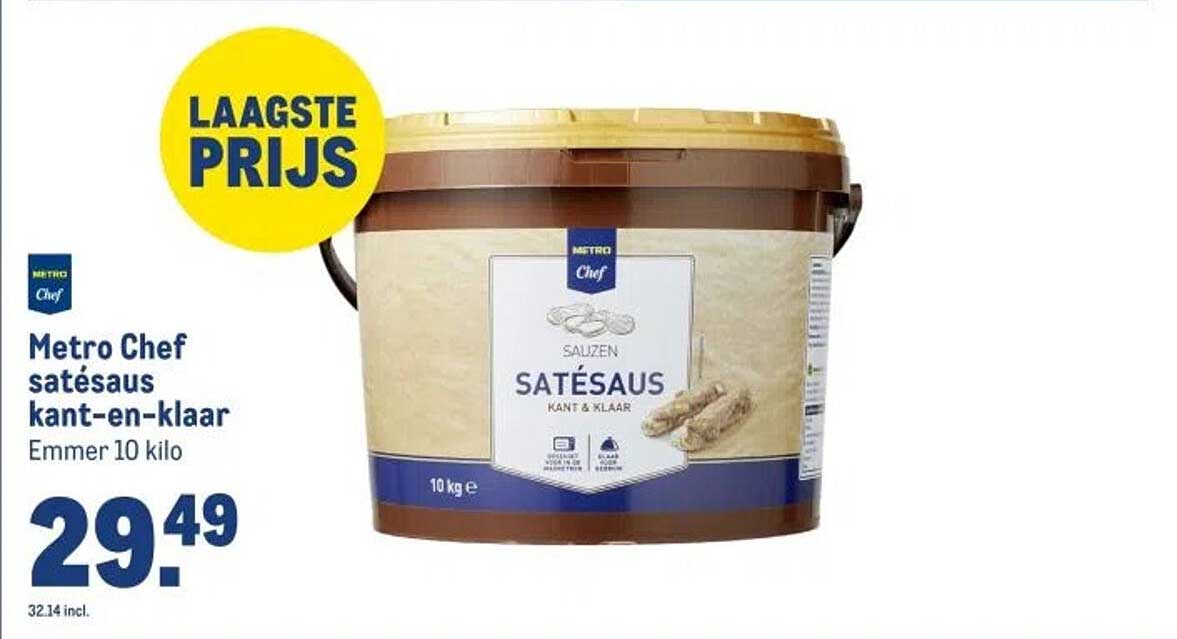 Metro Chef satésaus kant-en-klaar