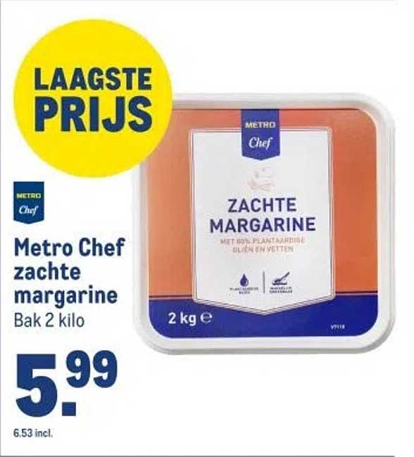 Metro Chef zachte margarine