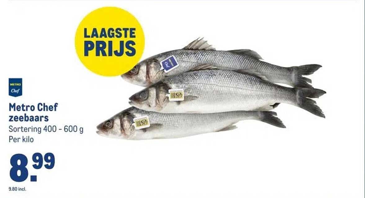 Metro Chef zeebaars