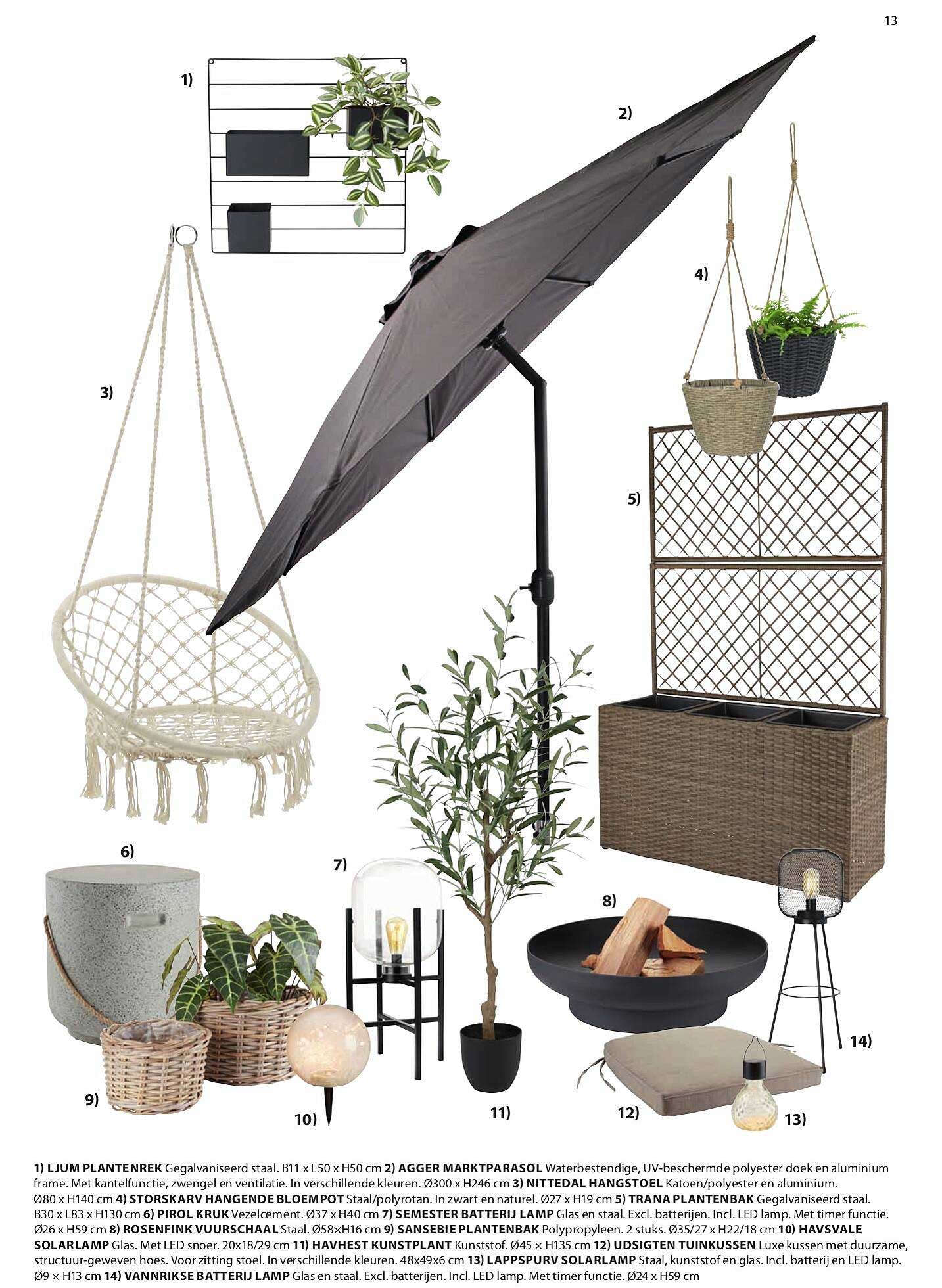 AGGER MARKTPARASOL
