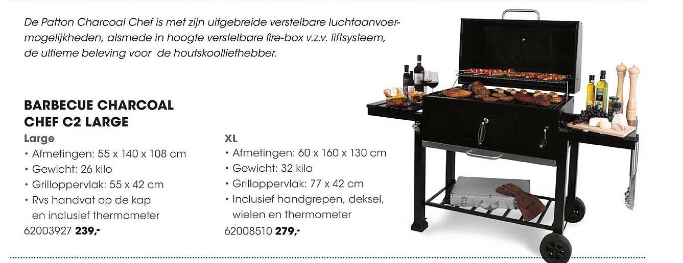 BARBECUE CHARCOAL CHEF C2 LARGE