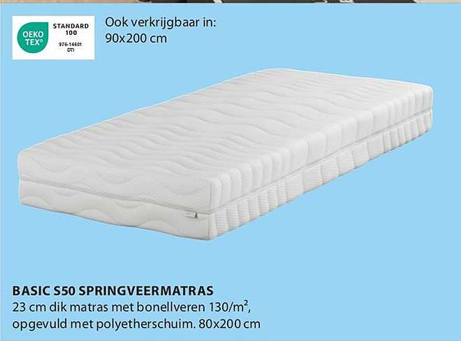 BASIC S50 SPRINGVEERMATRAS