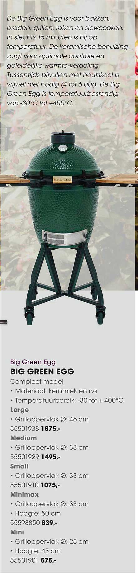 BIG GREEN EGG