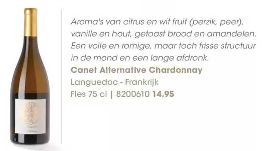 Canet Alternative Chardonnay