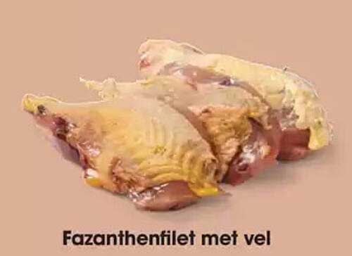 Fazantenfilet met vel