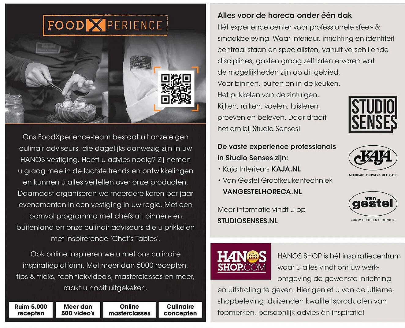 FoodXperience - Inspirerend culinair advies voor de horeca