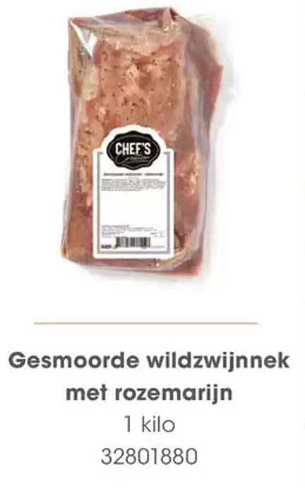 Gesmoorde wildzwinnek met rozemarijn