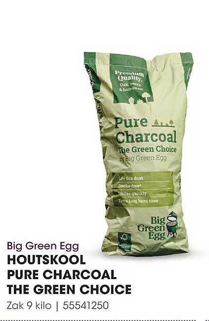 HOUTSKOOL PURE CHARCOAL THE GREEN CHOICE