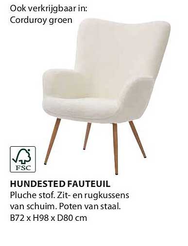 Hundested Fauteuil