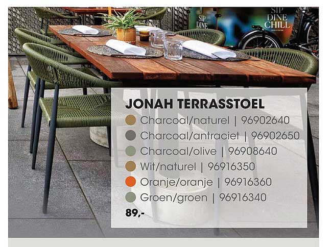 JONAH TERRASSTOEL