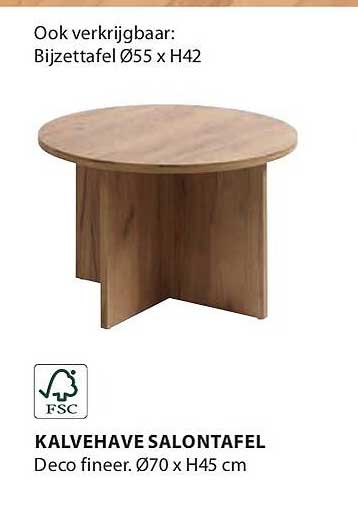 KALVEHAVE SALONTAFEL