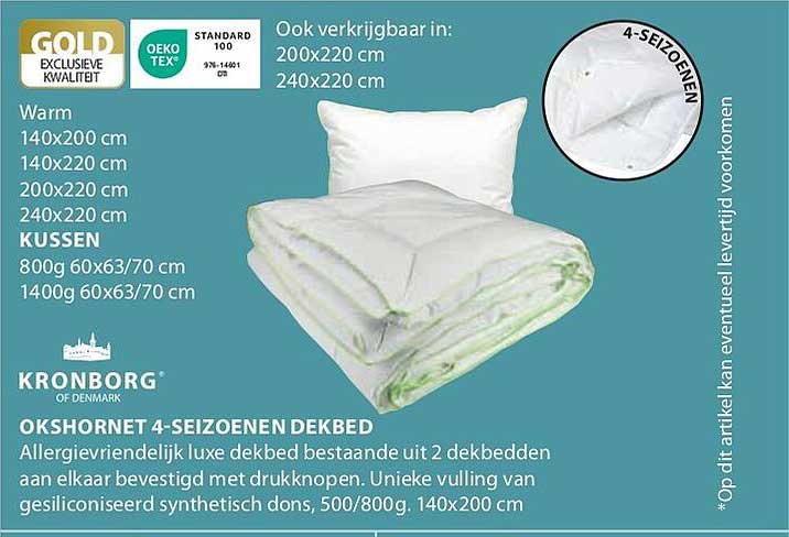 OKSHORNET 4-SEIZONEN DEKBED