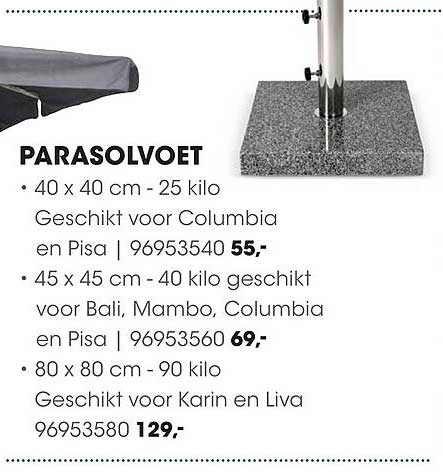 PARASOLVOET