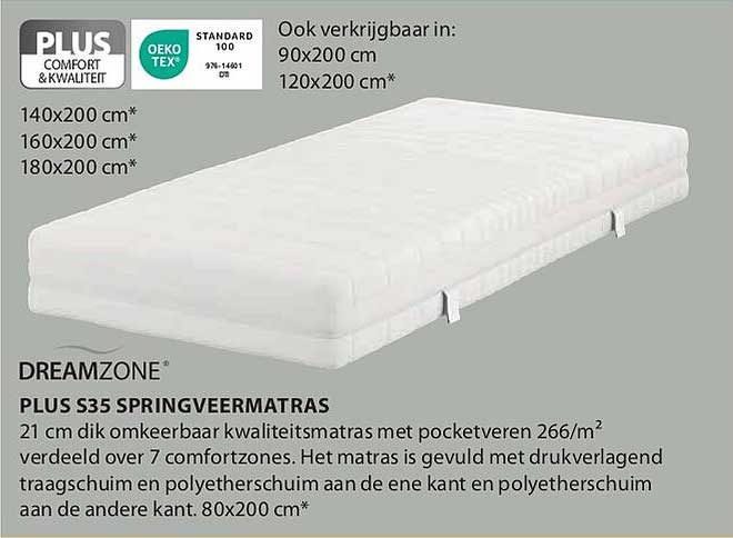 PLUS S35 SPRINGVEERMATRAS