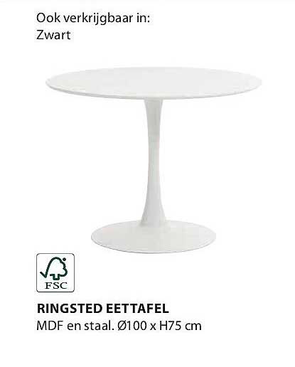 RINGSTED EETTAFEL