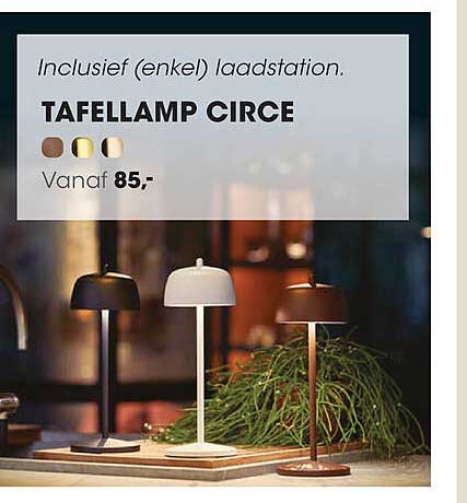 TAFELLAMP CIRCLE