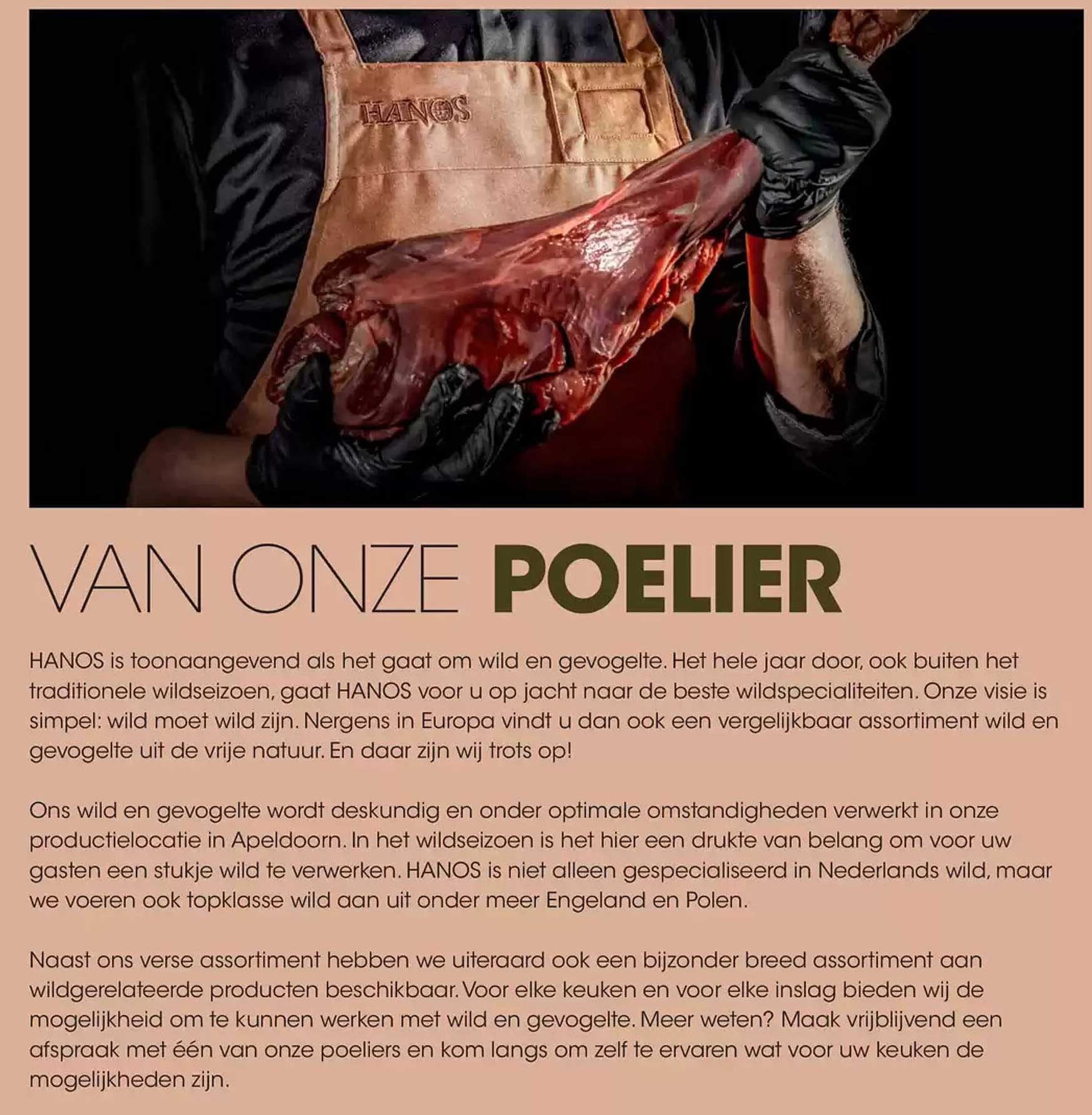Van onze POELIER