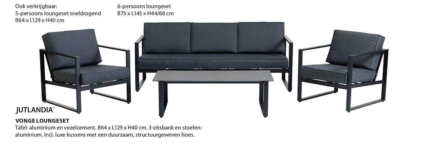 VONGE LOUNGESET