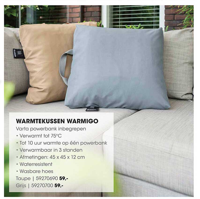 WARMTEKUSSEN WARMIGO
