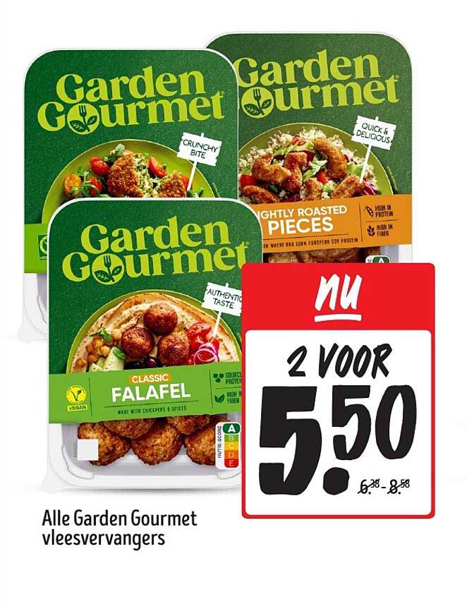 Alle Garden Gourmet vleessvervangers