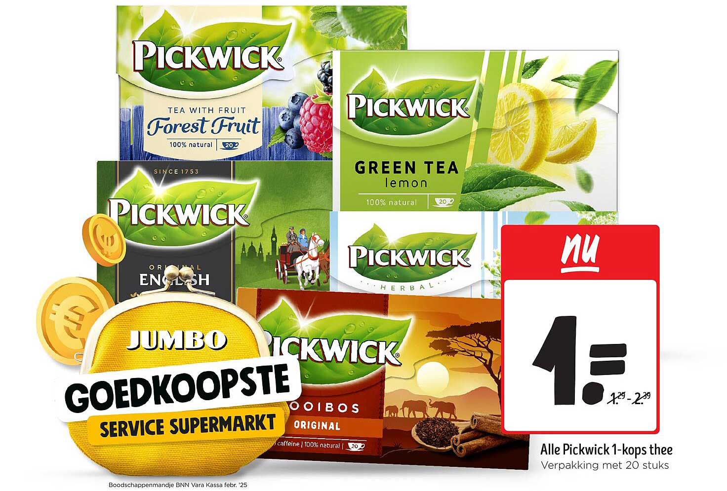 Alle Pickwick 1-kops thee