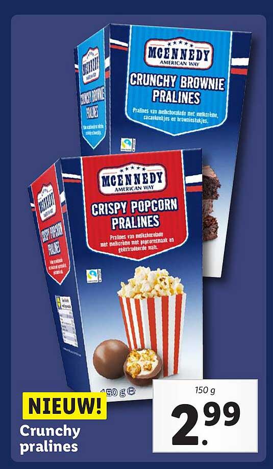 Crunchy pralines