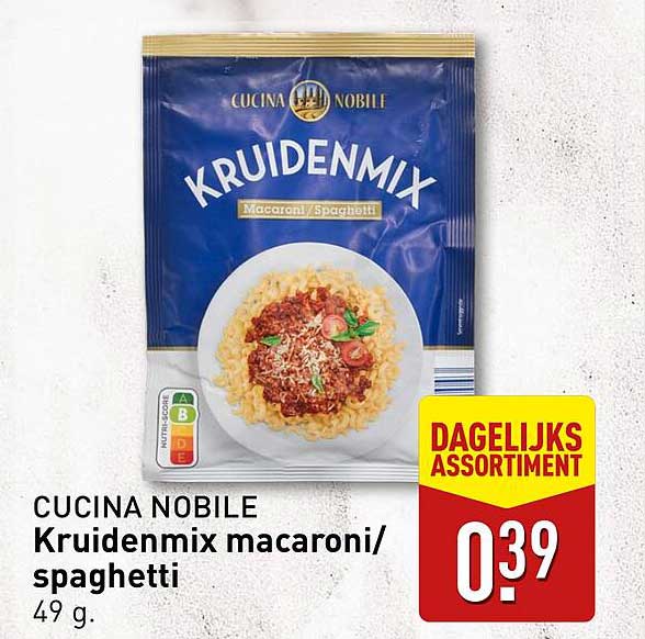 CUCINA NOBILE Kruidenmix macaroni/spaghetti