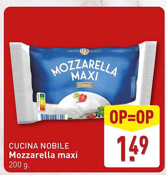 CUCINA NOBILE Mozzarella maxi