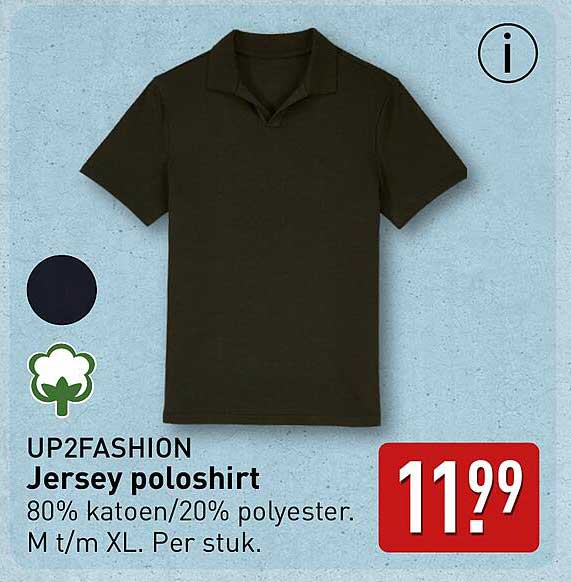 Jersey poloshirt