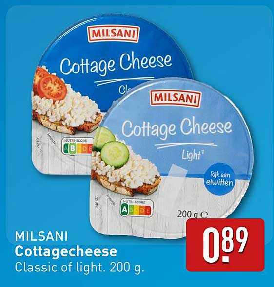 MILSANi Cottagecheese Classic of light. 200 g.