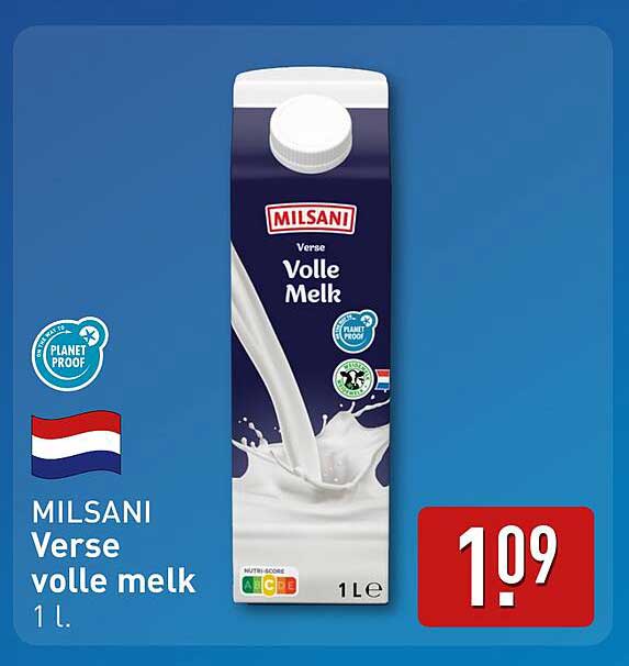 MILSANi Verse volle melk 1 L