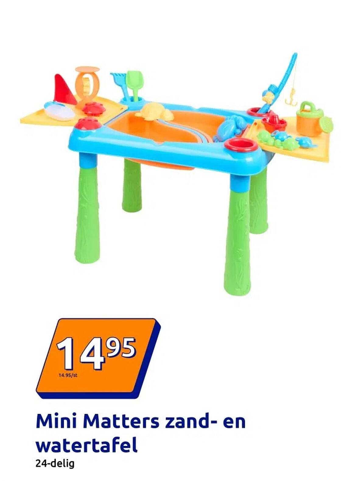Mini Matters zand- en watertafel 24-delig