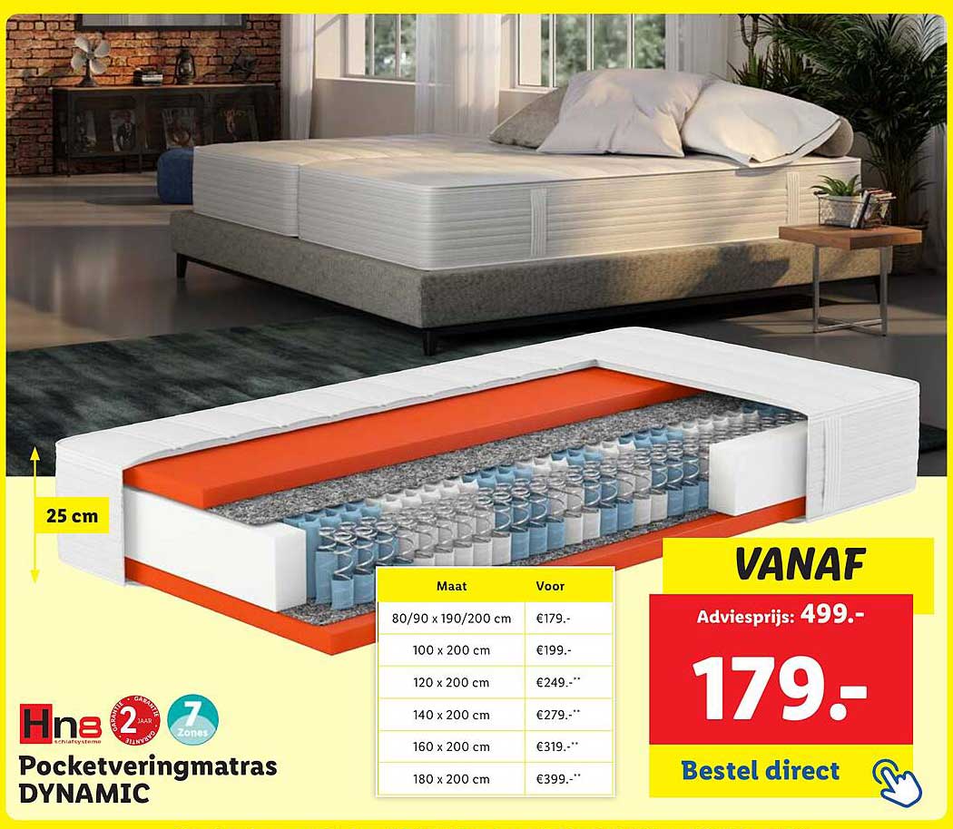 Pocketveringmatras DYNAMIC