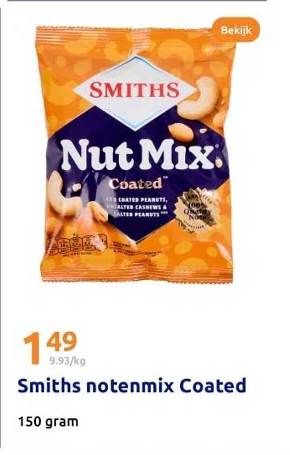 Smiths notenmix Coated