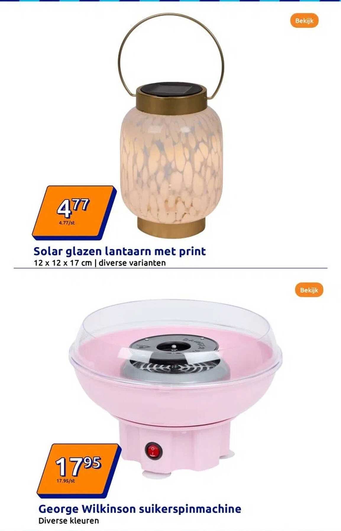 Solar glazen lantaarn met print