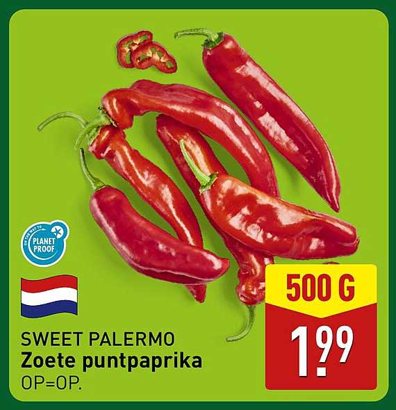 Sweet Palermo Zoete puntpaprika 500 g
