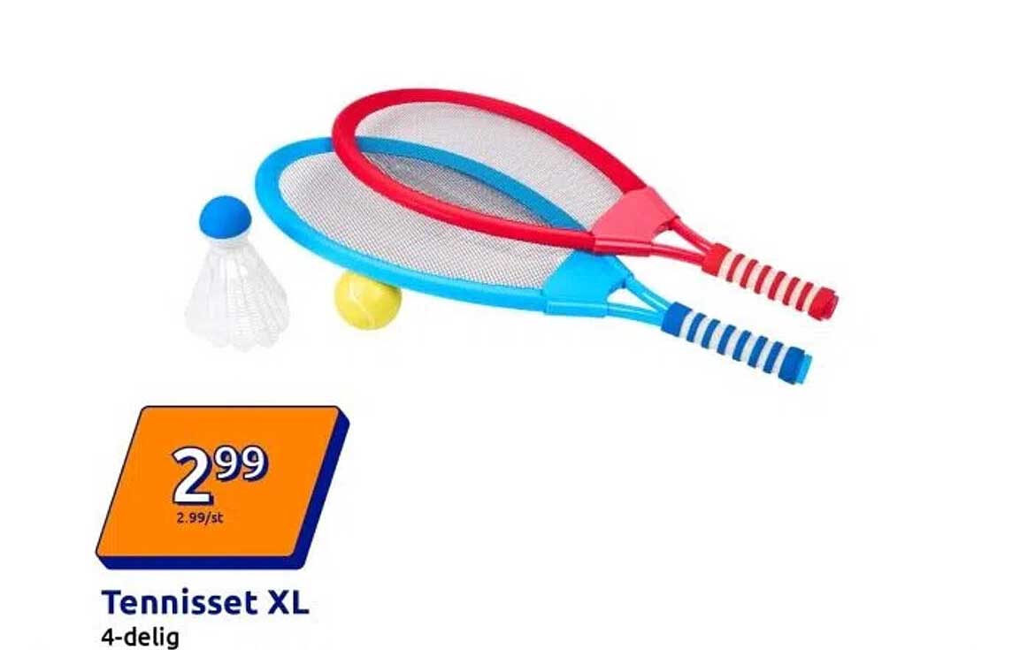 Tennisset XL 4-delig
