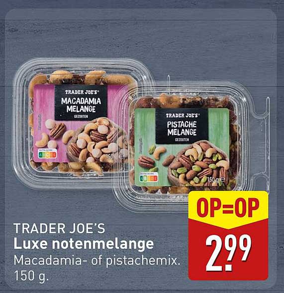 TRADER JOE’S Luxe notenmengeling