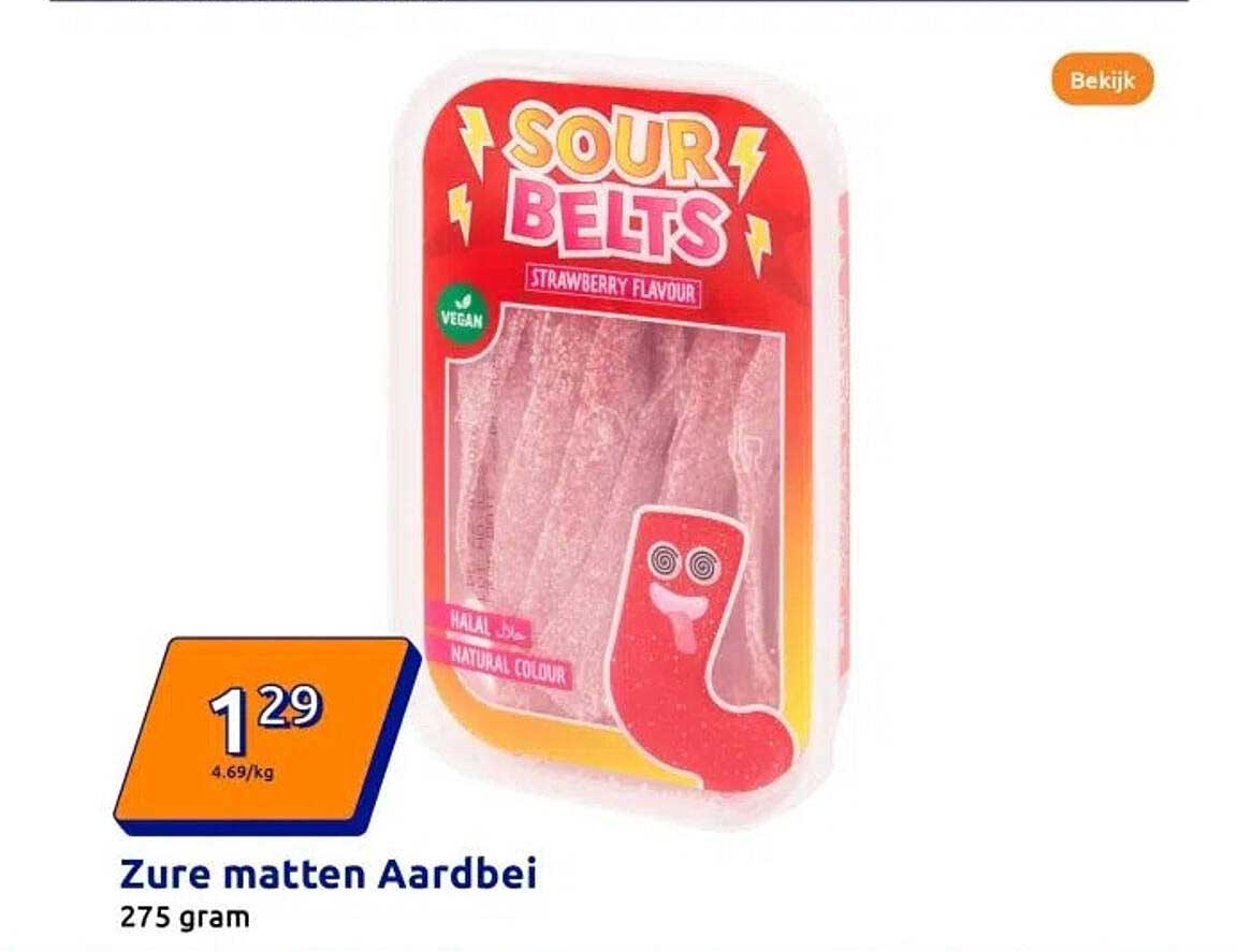 Zure matten Aardbei